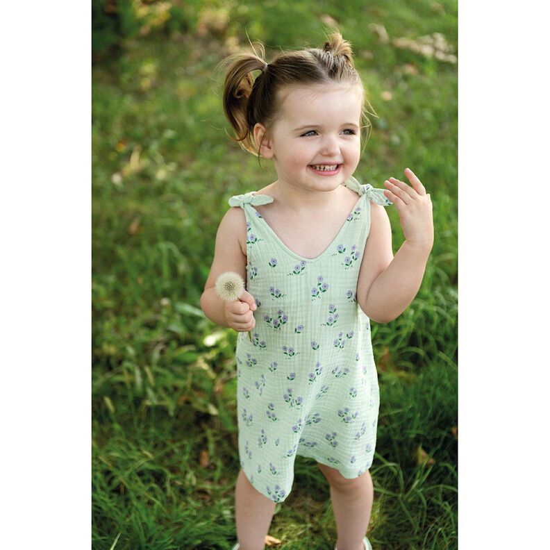 Muselina/doble arruga Florecillas | Poppy Fabrics &ndash; menta suave,  image number 6