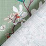 Tela decorativa Panama Flor de cerezo – menta suave/uva,  thumbnail number 4