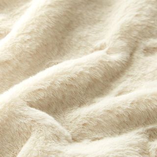 Tela de tapicería Piel sintética – blanco lana, 