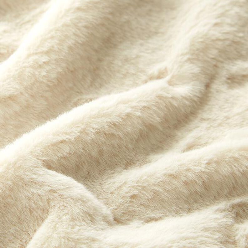 Tela de tapicería Piel sintética – blanco lana,  image number 3