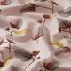 Tela de jersey de algodón hojas en abanico – rosado,  thumbnail number 2