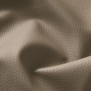 Tela de tapicería Piel sintética en relieve – marrón oscuro, 