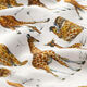 Popelina de algodón Impresión digital Estampado de acuarela Jirafas | STENZO – blanco – Muestra,  thumbnail number 2