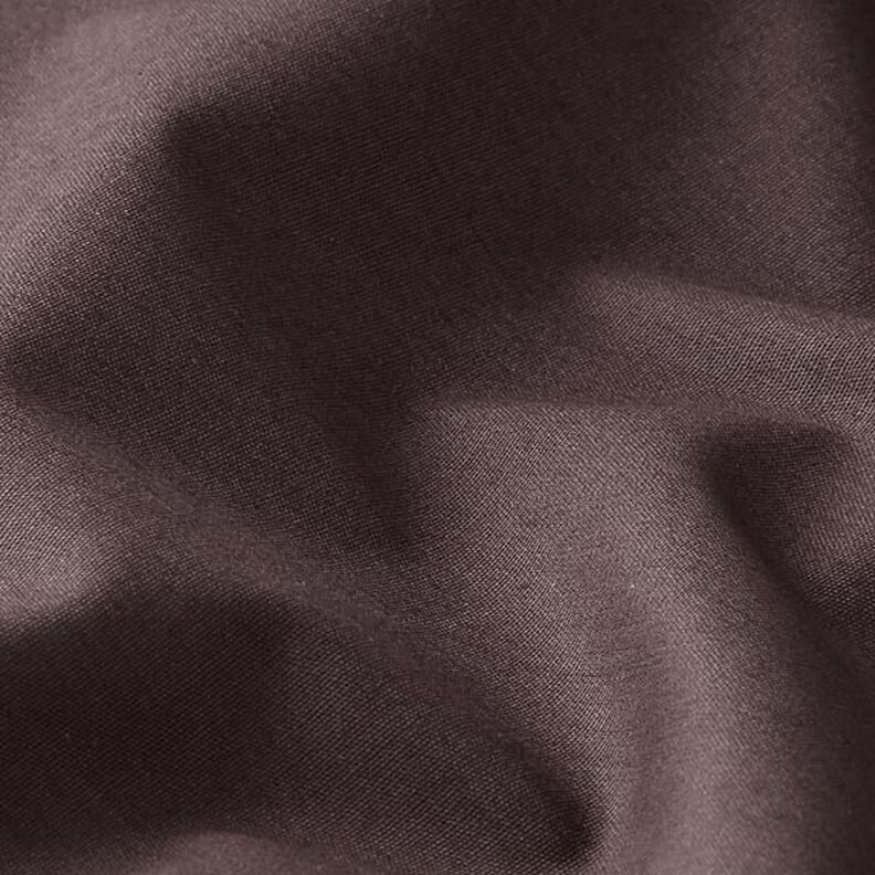 Popelina de algodón Uni – marrón oscuro,  image number 2