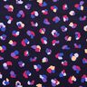 Pana de bebé Manchas de leopardo de colores | Poppy Fabrics – azul marino,  thumbnail number 1