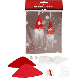 Mini set creativo de duendes navideños para colgar [ 2 Unidad ], 
