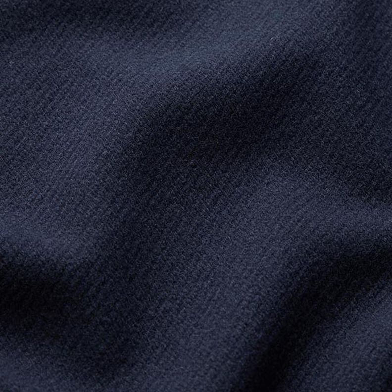 Tela para abrigos mezcla de lana lisa – azul noche,  image number 2