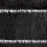 Piel sintética Rayas horizontales – negro/blanco lana,  thumbnail number 1