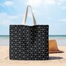 Tela decorativa Jacquard Cubos modernos – negro/marfil,  thumbnail number 7