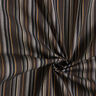 Mezcla de algodón a rayas – marrón negro,  thumbnail number 3