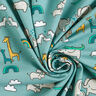 Tela de jersey de algodón Animales de la estepa y arcoíris – caña,  thumbnail number 3