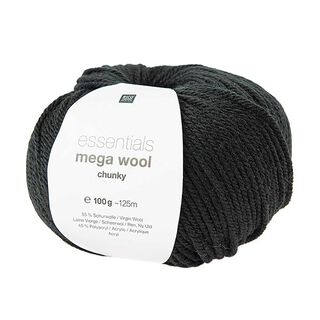 Essentials Mega Wool chunky | Rico Design – negro, 