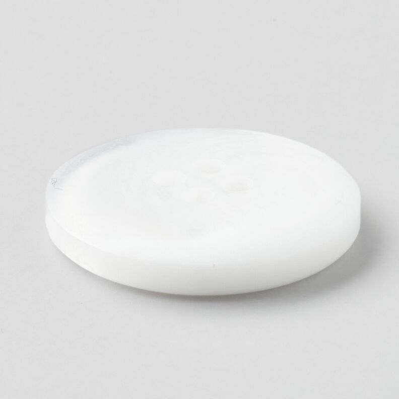 Bot&oacute;n redondo de 4 agujeros [&Oslash; 25 mm] &ndash; blanco,  image number 3