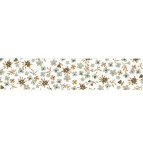 Cinta al biés flores pequeñas [20 mm] – caña, 