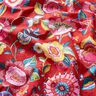 Tela de algodón Cretona Manchas de flores – chili,  thumbnail number 2