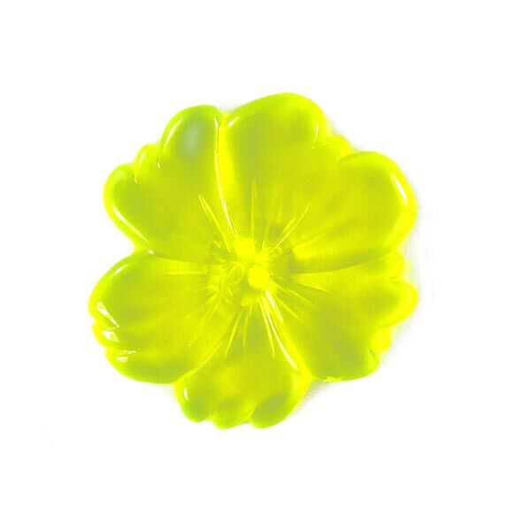 Botón de plástico, Neon Flower 2,  image number 1