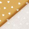 Popelín de algodón orgánico corazones esparcidos – mostaza,  thumbnail number 4