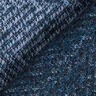 Tela de abrigo de lana estilo zigzag – azul marino,  thumbnail number 4