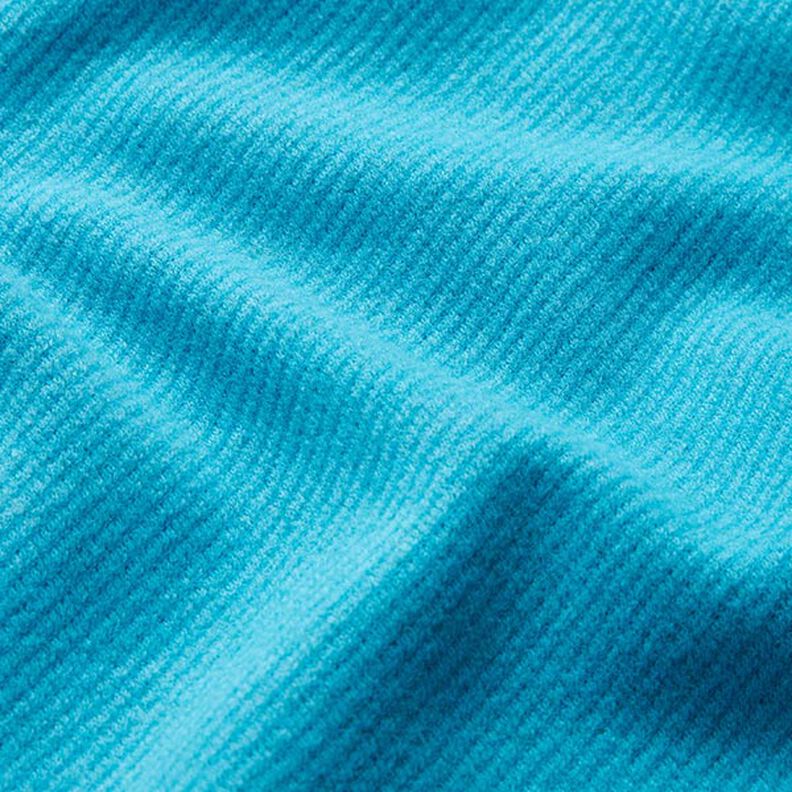 Tela para abrigos mezcla de lana lisa – turquesa,  image number 2