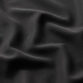 Tela para blusas sarga elástica longitudinalmente – negro, 