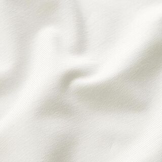 Bambú Tela de jersey de viscosa Uni – blanco lana, 