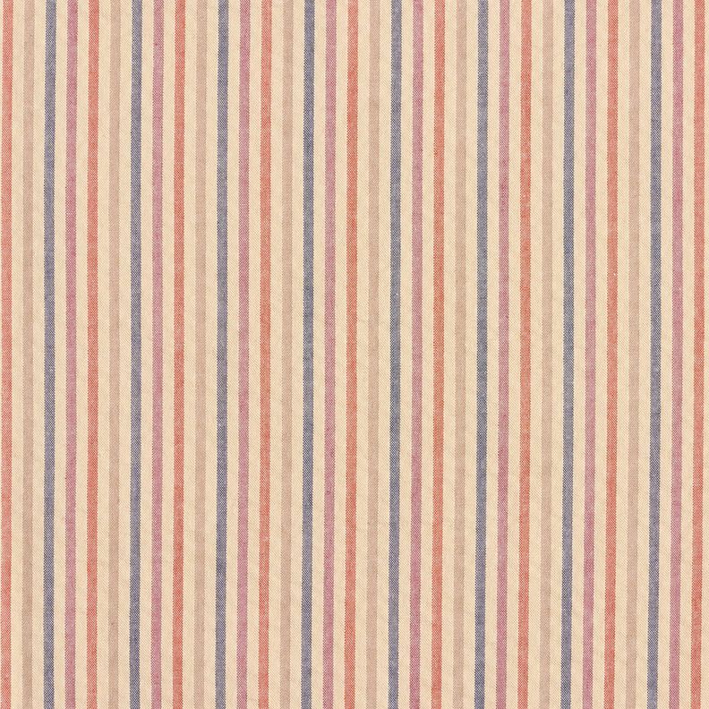 Tela Seersucker Rayas de colores – anacardo/uva,  image number 1