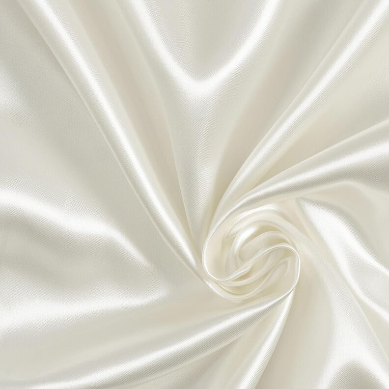 Satén de poliéster – marfil,  image number 1