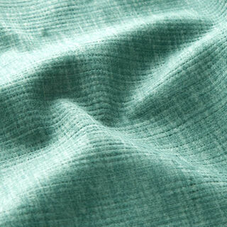 Tela de tapicería Estilo terciopelo suave en red – turquesa claro, 